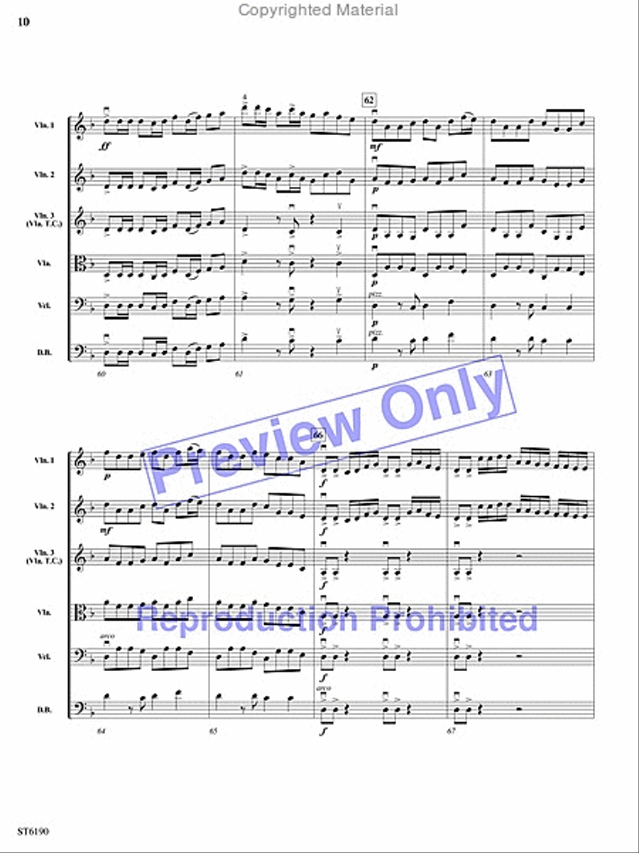 Lion City String Orchestra scores gallery preview page 9