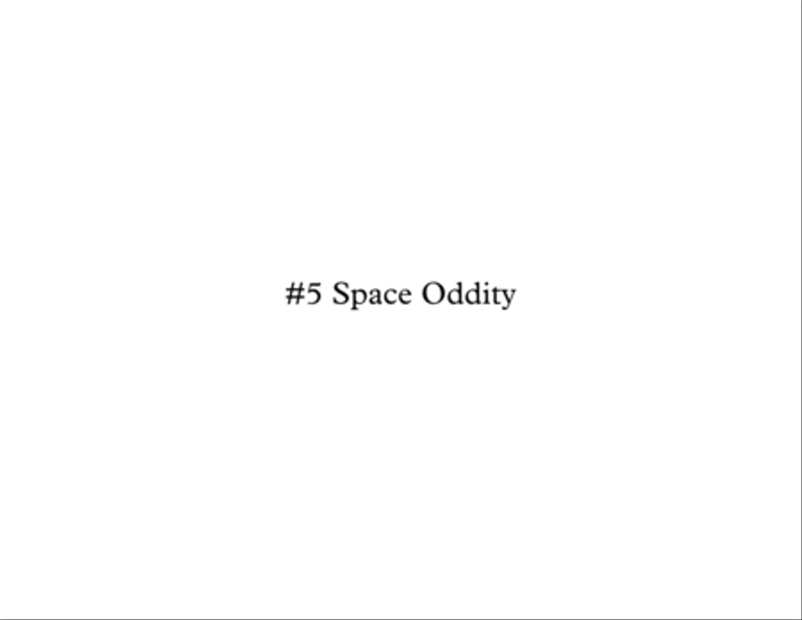 Space Oddity Large Ensemble scores gallery preview page 1