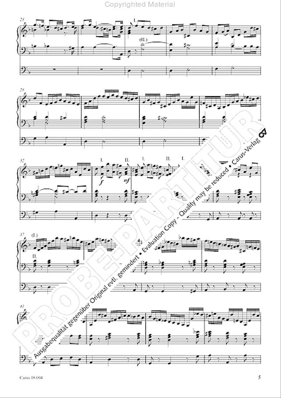 Chaconne Organ scores gallery preview page 7