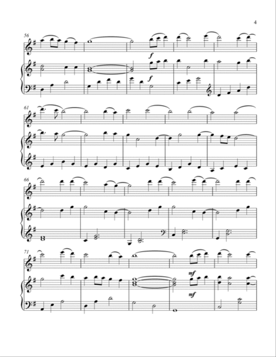 From A Distance Flute scores gallery preview page 5