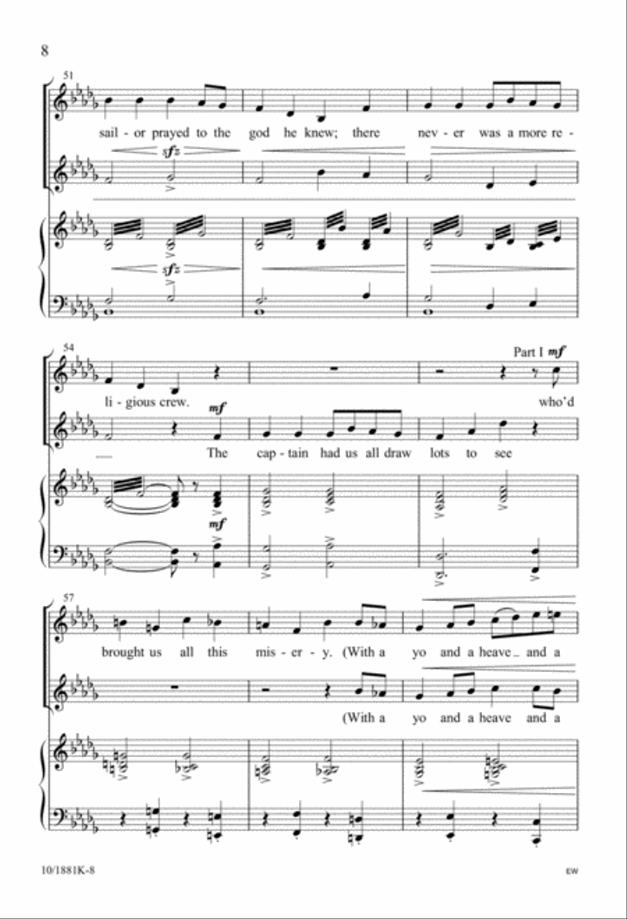 Five-Minute Musicals: Jonah and the Whale Unison Choir scores gallery preview page 8