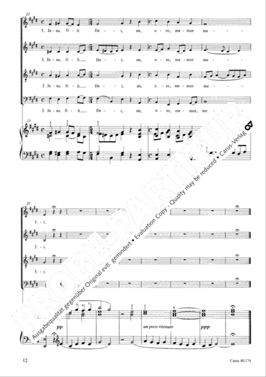 Drei Kirchenhymnen Drei Kirchenhymnen Score scores gallery preview page 13