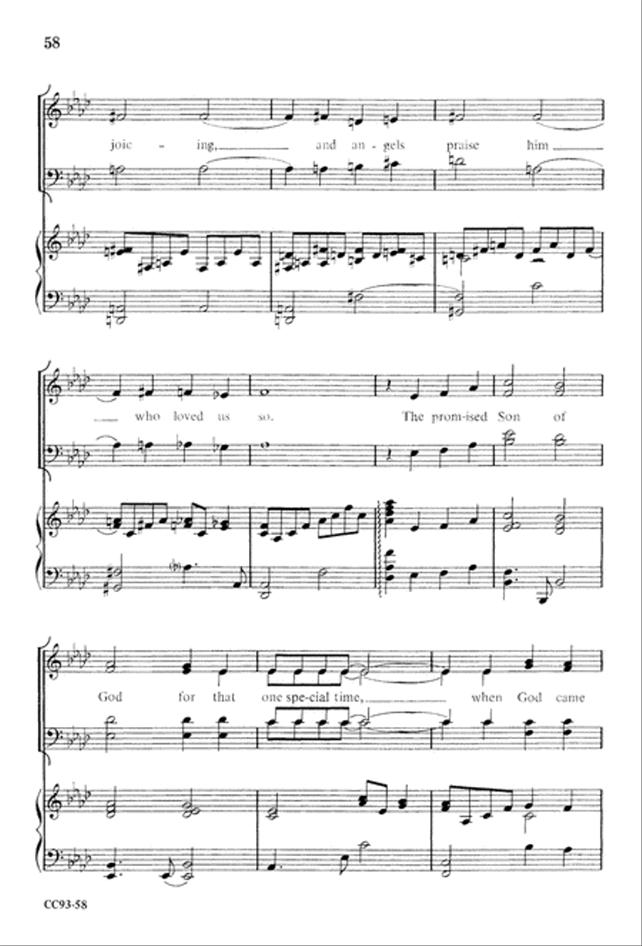 Jesus Is Born Jesus Is Born 4-Part scores gallery preview page 60