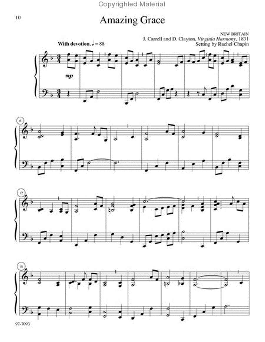 Lamb of God Lamb of God Piano Solo scores gallery preview page 5