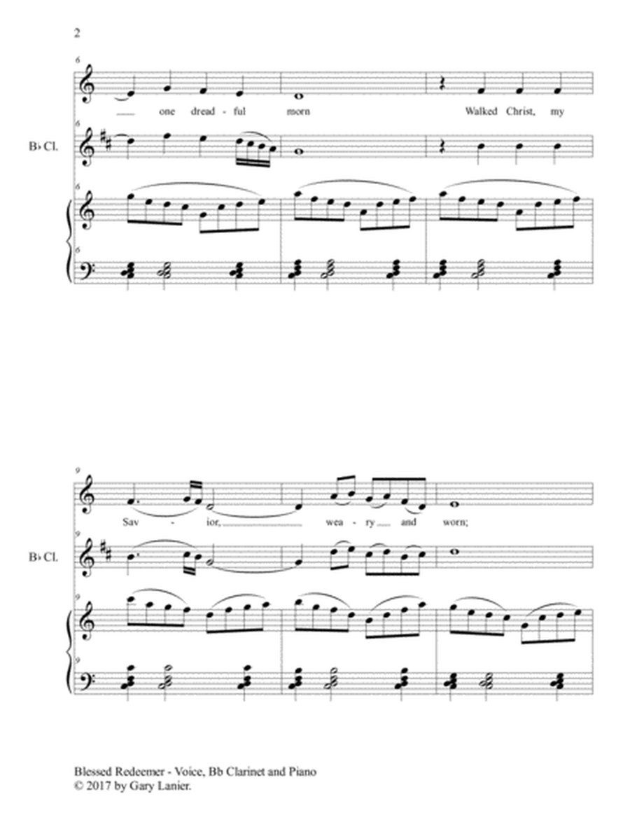BLESSED REDEEMER(Voice, Bb Clarinet & Piano with Score/Parts) image number null