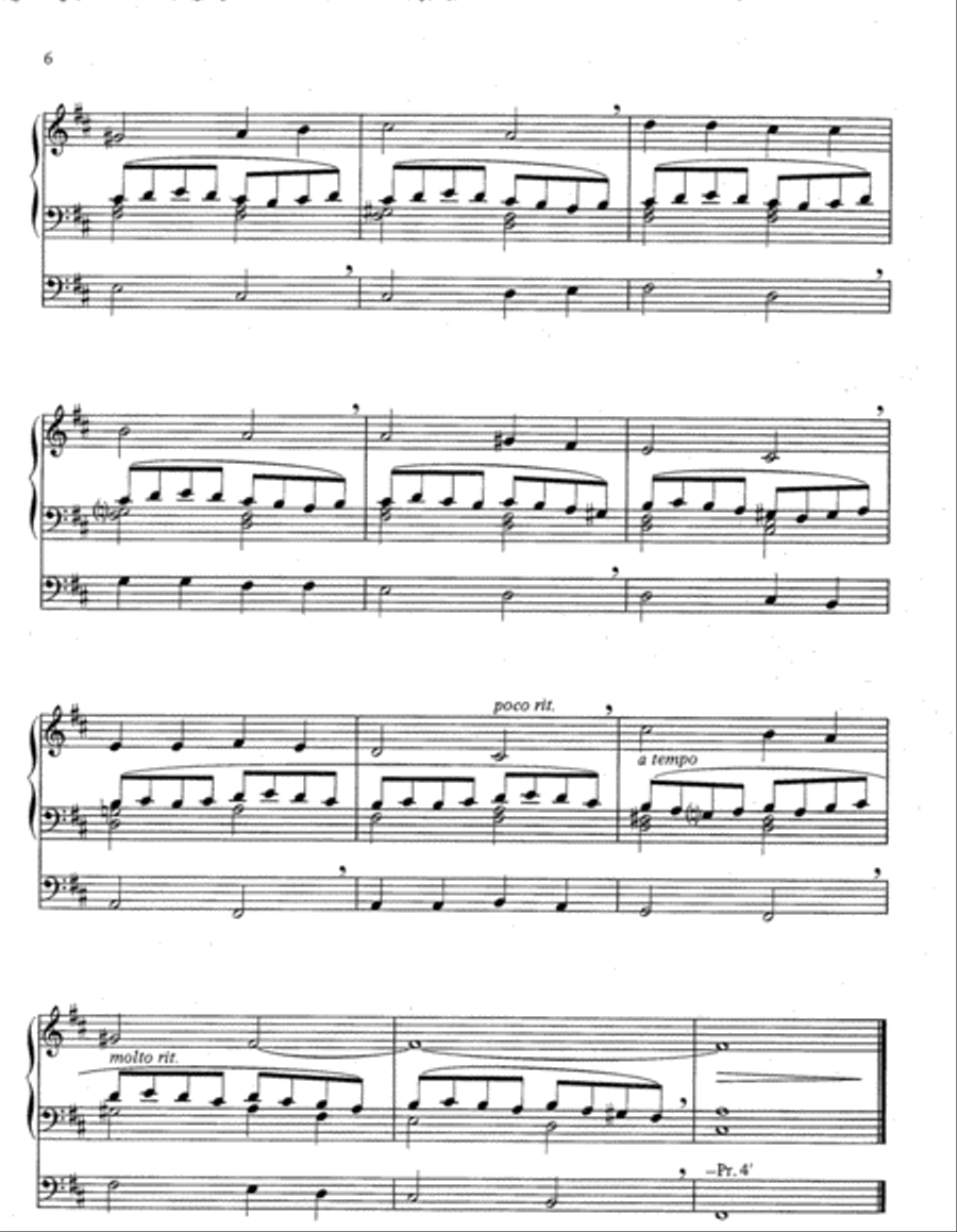 Chorale Prelude Ah, Holy Jesus Organ scores gallery preview page 4