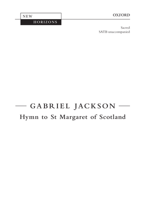 Book cover for Hymn to St Margaret of Scotland