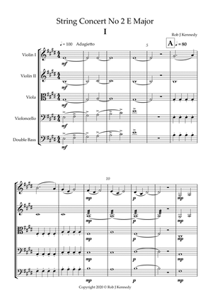 String Concerto No.2 - 1st movement - E Major