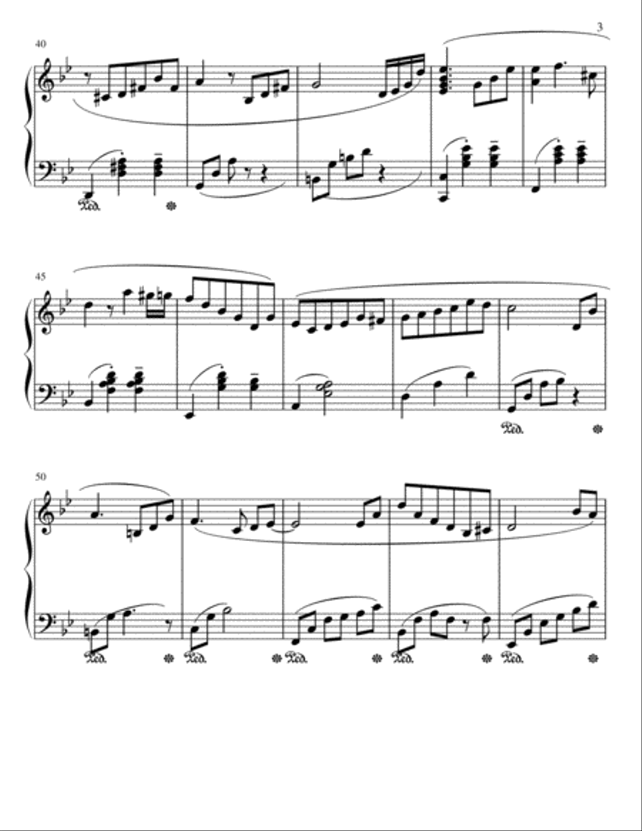 Rain Dance Piano Solo scores gallery preview page 3