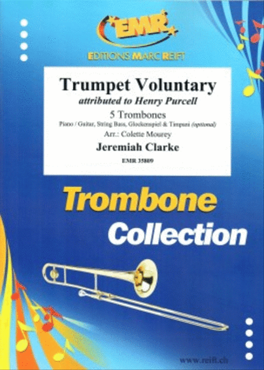 Trumpet Voluntary Trombone scores gallery preview page 1