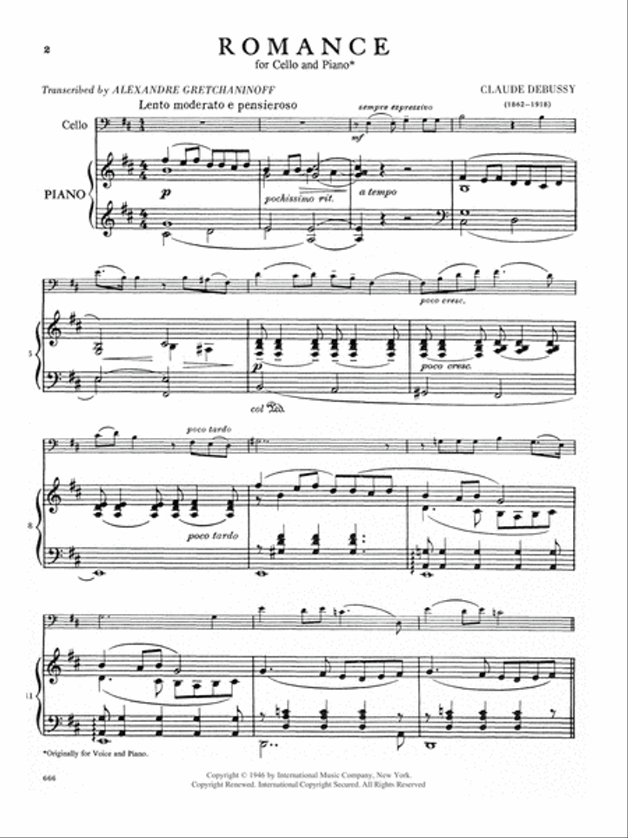 Romance Piano Accompaniment scores gallery preview page 2