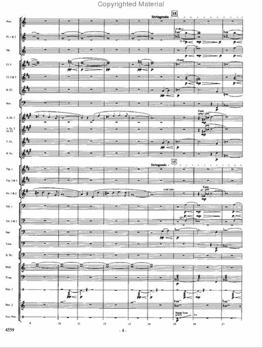 Into the Raging River Into the Raging River Concert Band scores gallery preview page 3