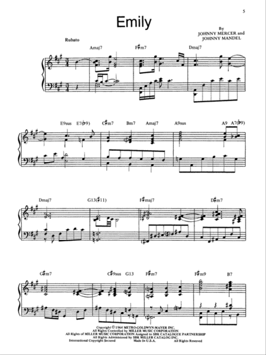 The Artistry Of Bill Evans, Volume 1 Piano Solo scores gallery preview page 3