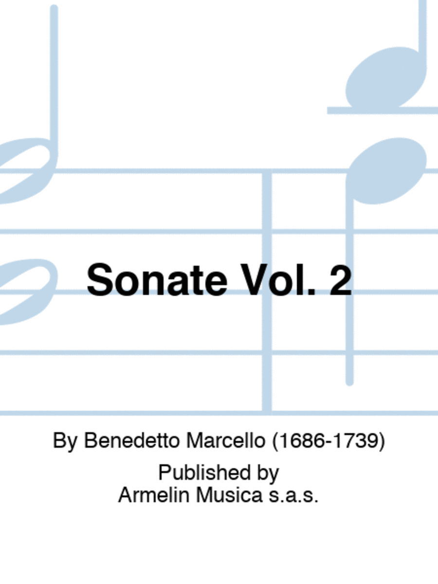 Sonate Vol. 2 Sonate Vol. 2 Harpsichord scores gallery preview page 1