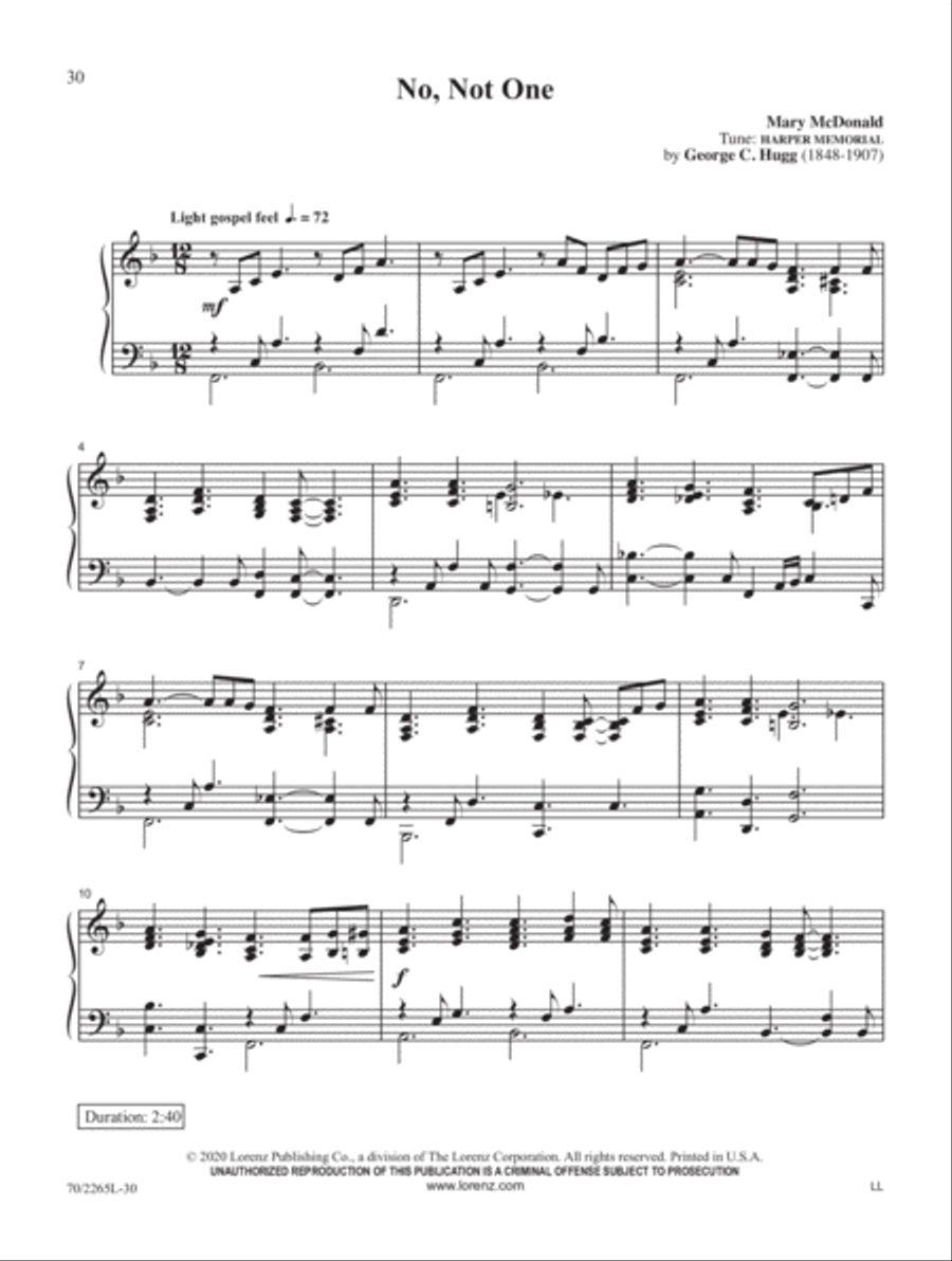 Wonderful Hymns of Life Wonderful Hymns of Life Piano Solo scores gallery preview page 9