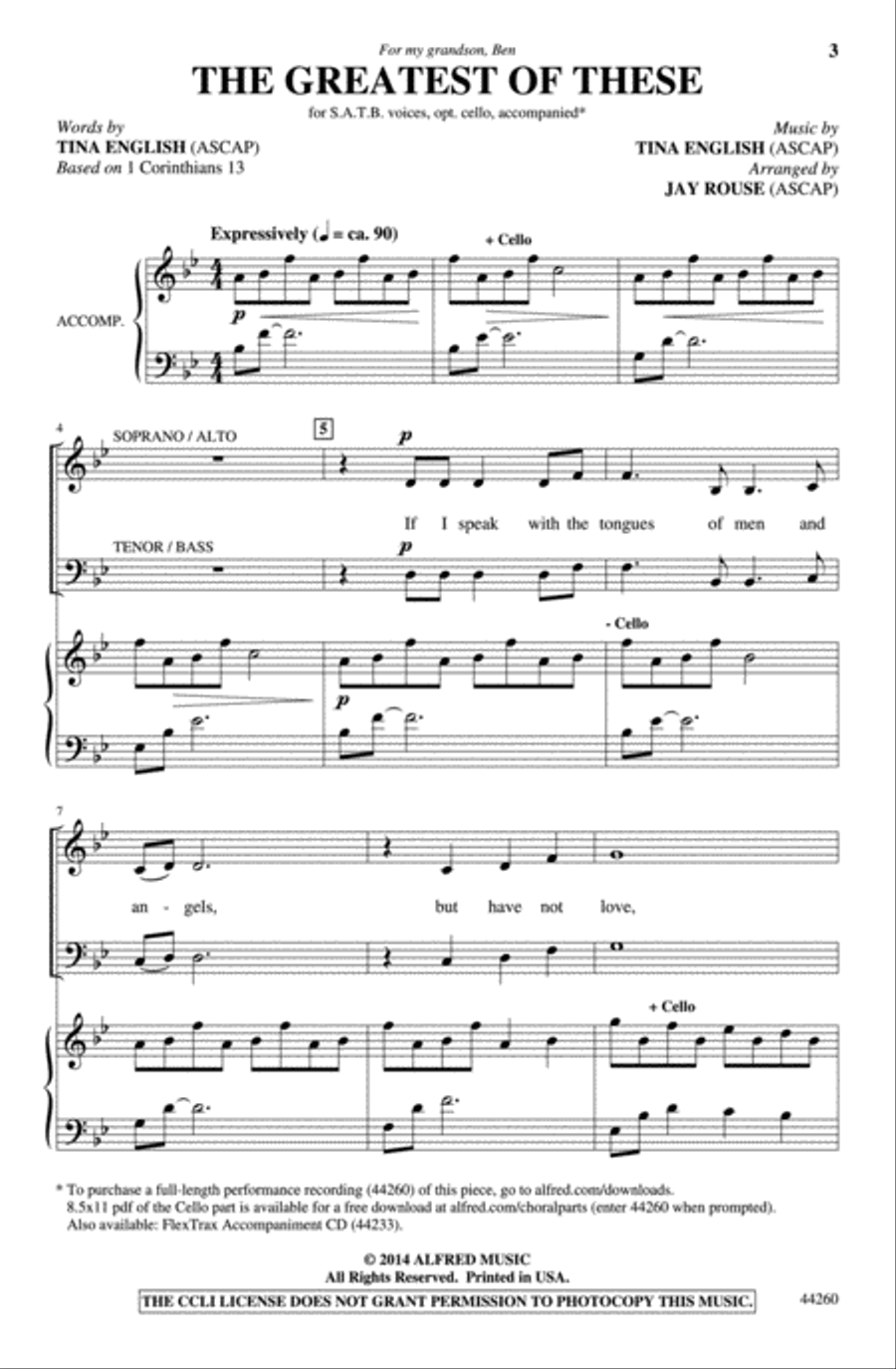 The Greatest of These The Greatest of These Choir scores gallery preview page 2