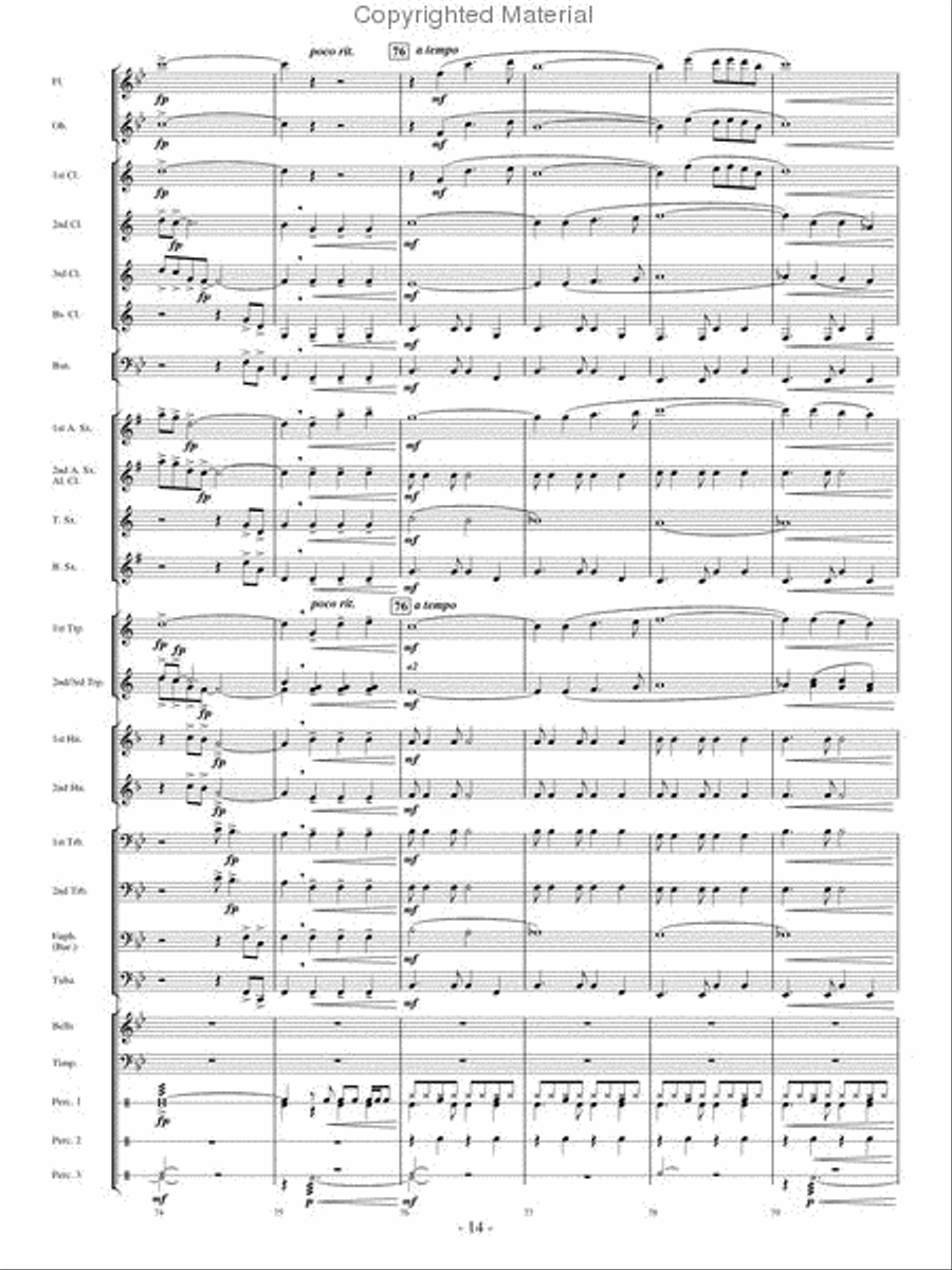 Spirit of the Pioneers Spirit of the Pioneers Concert Band scores gallery preview page 13