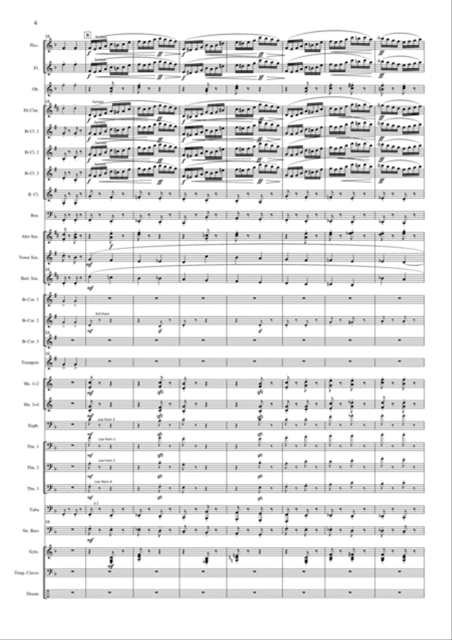 Rollicking Rakes Rollicking Rakes Concert Band scores gallery preview page 3