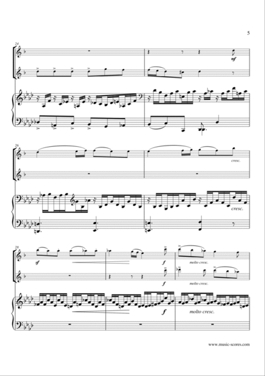 Op.38, No.6 - Duetto - Song without Words Woodwind Duet scores gallery preview page 5