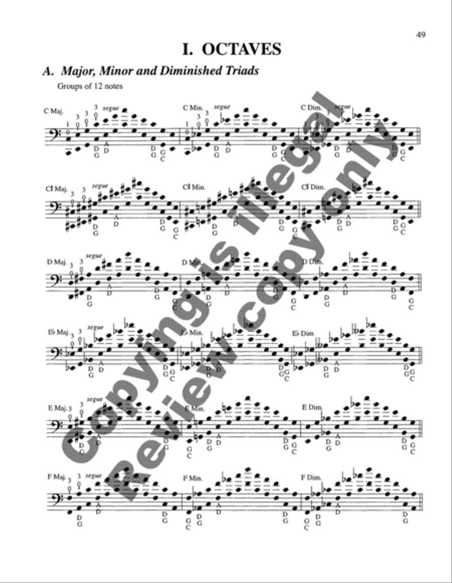 The Galamian Scale System for Violoncello (Volume 2) String Methods scores gallery preview page 16