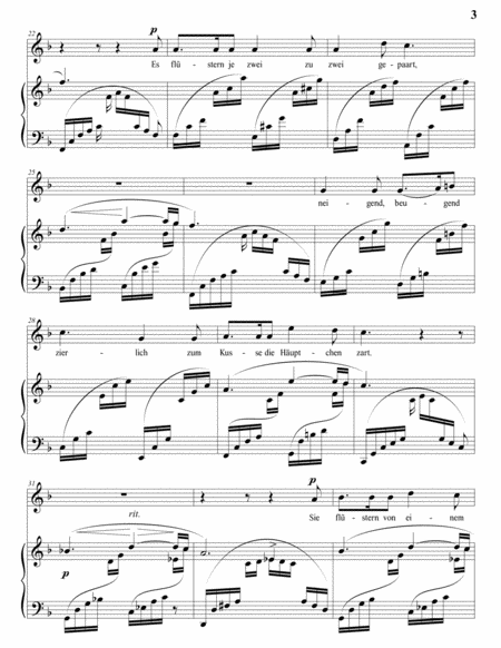 SCHUMANN: Der Nussbaum, Op. 25 no. 3 (transposed to F major)