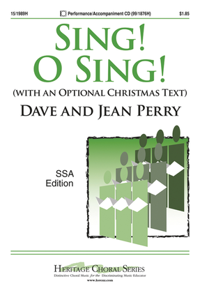 Book cover for Sing! O Sing!