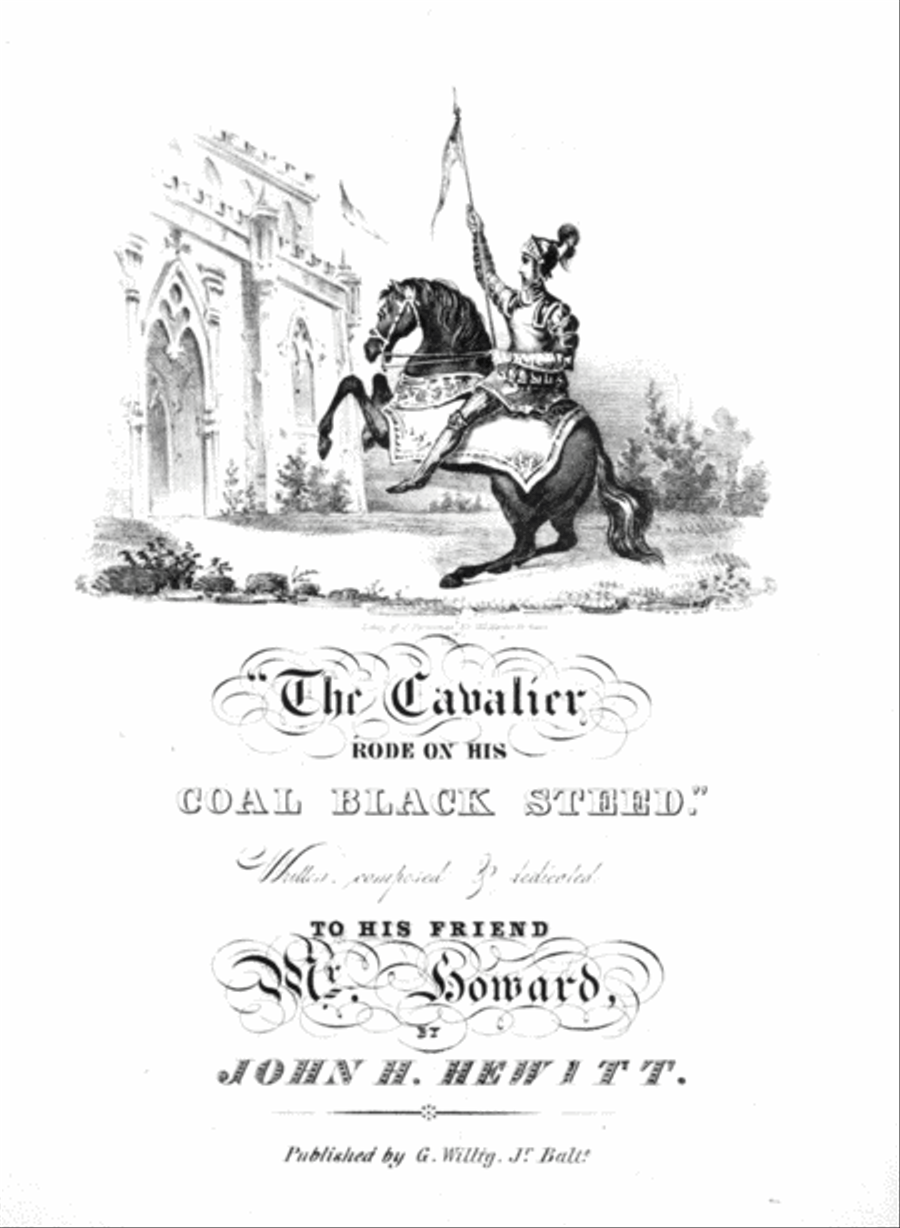 The Cavalier Rode on his Coal Black Steed Voice scores gallery preview page 1