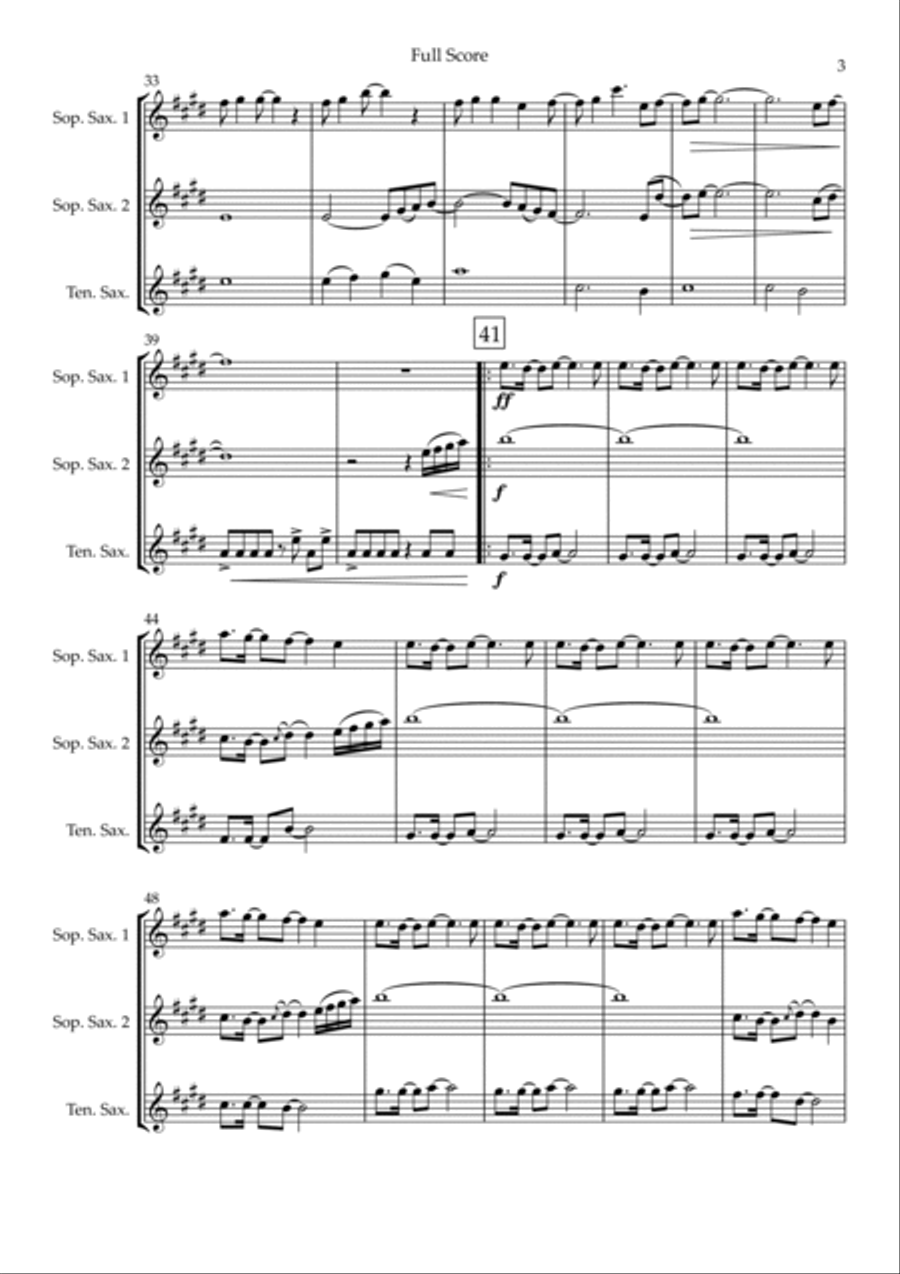 Without You Without You Woodwind Trio scores gallery preview page 3