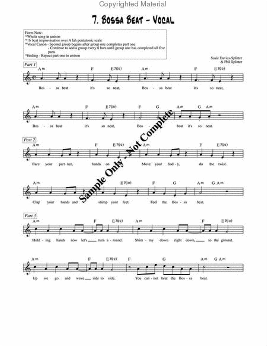 Jazz & Blues for Kids Choir scores gallery preview page 14