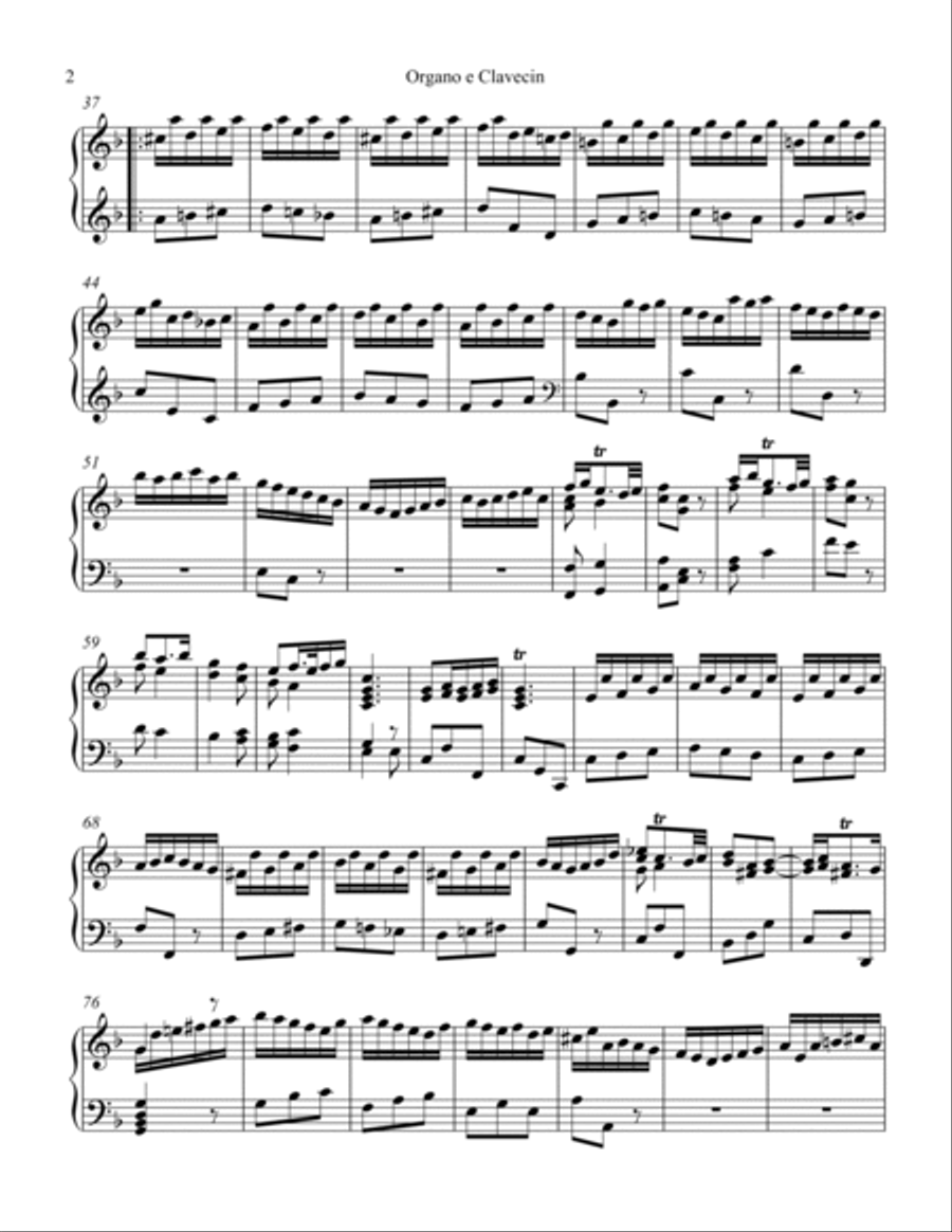 Concerto Grosso Op. 3 #6 Movement II. Small Ensemble scores gallery preview page 2