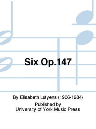 Book cover for Six Op.147