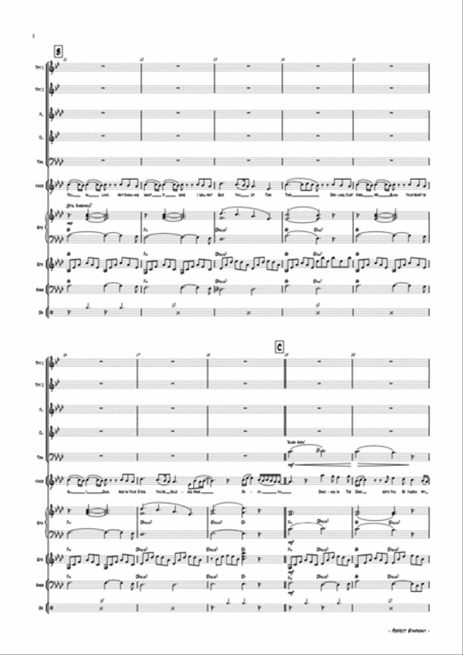 Perfect Symphony Large Ensemble scores gallery preview page 5
