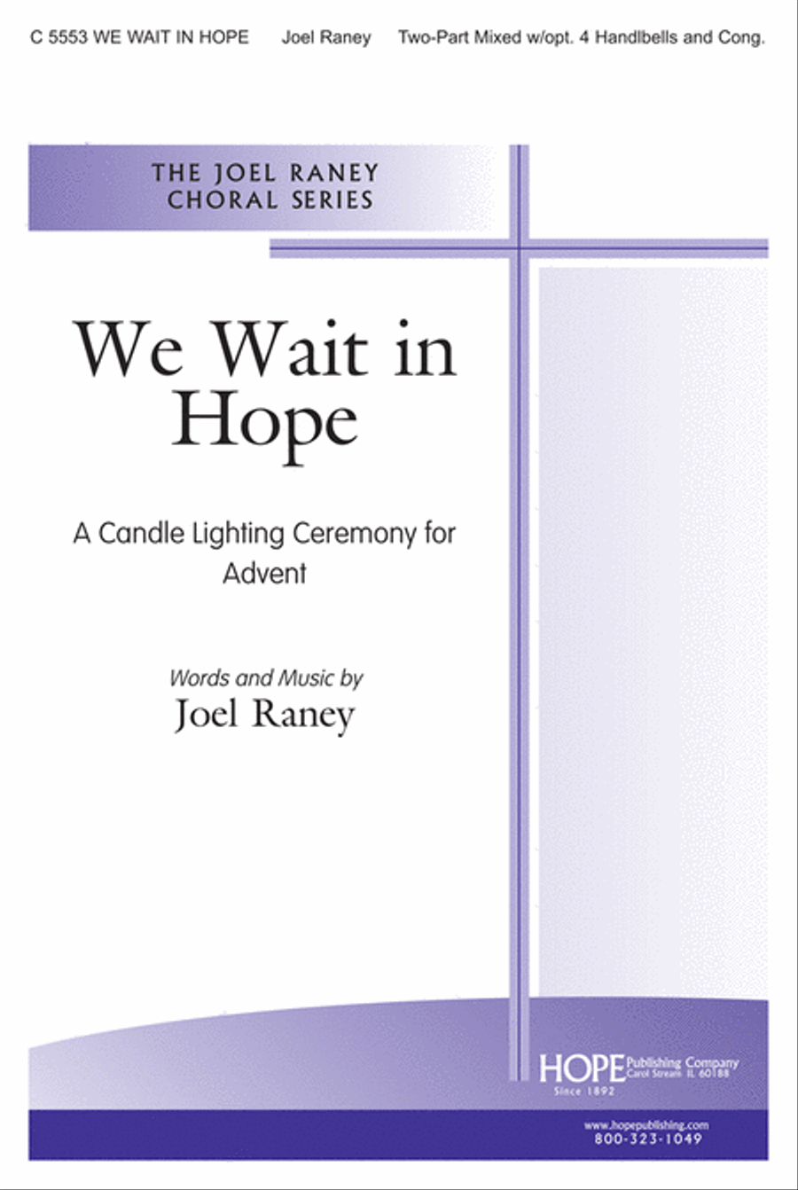 We Wait in Hope (A Candle Lighting Ceremony for Advent) 2-Part scores gallery preview page 1