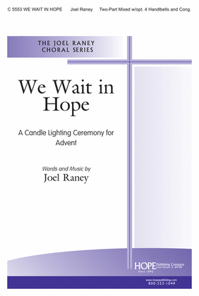 Book cover for We Wait in Hope (A Candle Lighting Ceremony for Advent)