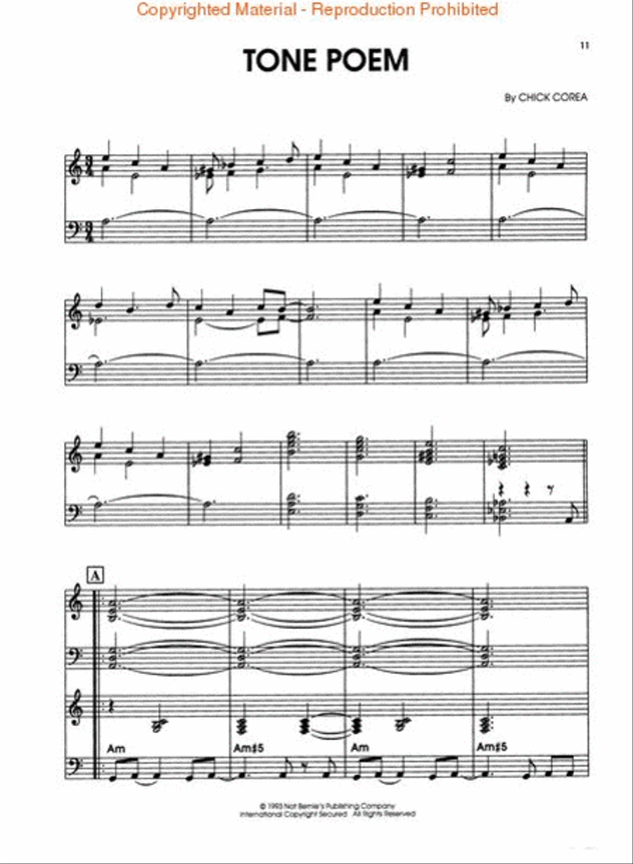 Chick Corea – Paint the World Piano scores gallery preview page 3