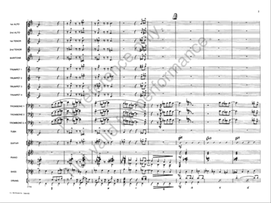 Blue Bones Blue Bones Jazz Ensemble scores gallery preview page 4