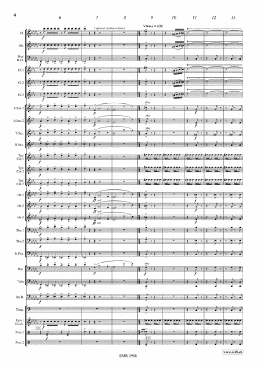 Traveller's Diary Concert Band scores gallery preview page 5