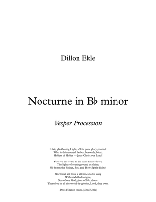 Nocturne in Bb minor (Vesper Procession)