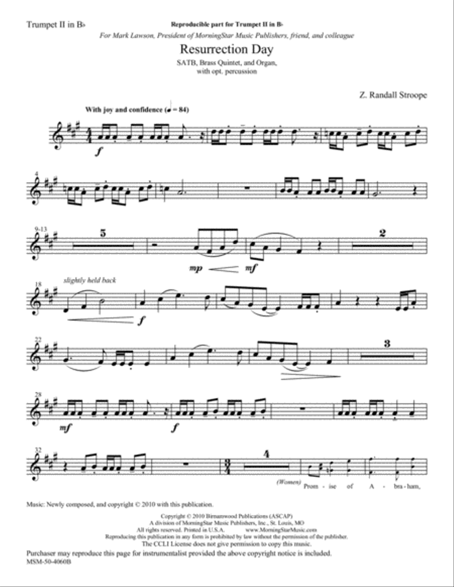 Resurrection Day Choir scores gallery preview page 5