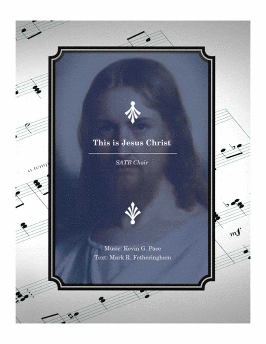 This is Jesus Christ - SATB choir with piano accompaniment image number null