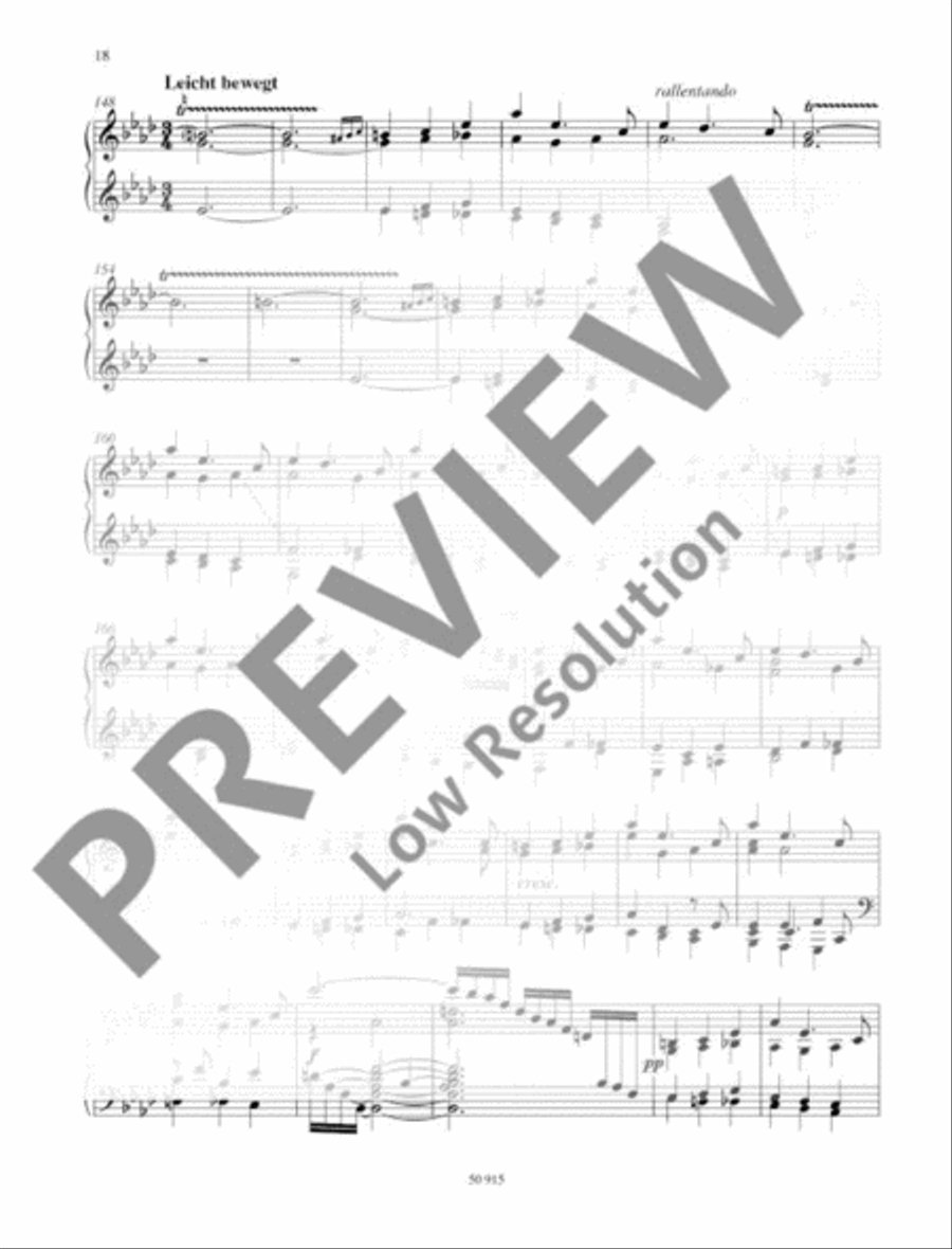 Siegfried-Idyll Piano Solo scores gallery preview page 19