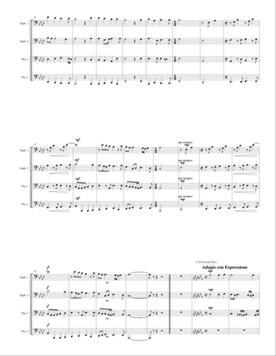 A Round of Dowland A Round of Dowland Brass Ensemble scores gallery preview page 2