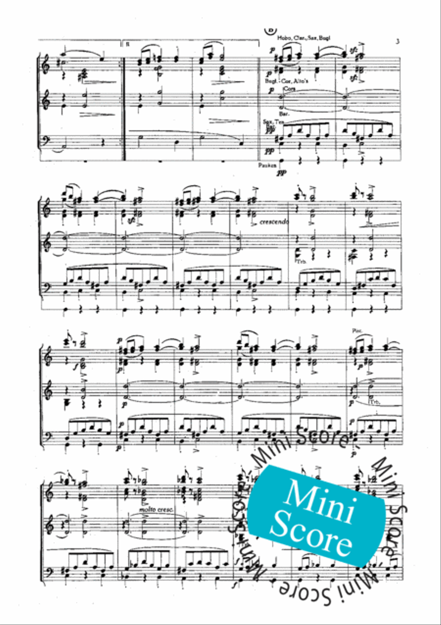 Slavische Dansen No 1,6 en 8 Concert Band scores gallery preview page 5