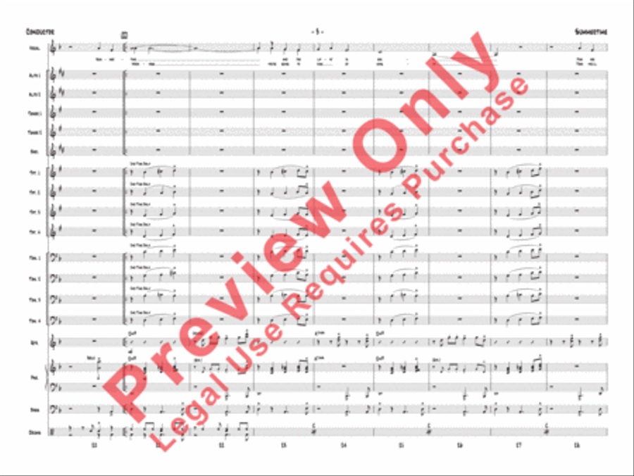 Summertime Jazz Ensemble scores gallery preview page 22