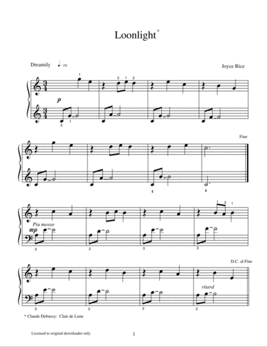 Petty Larcenies Harp scores gallery preview page 3