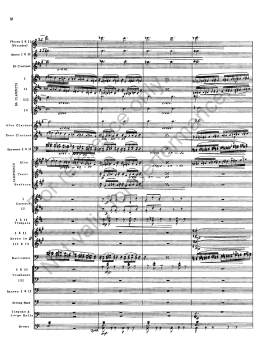 The Golden Legend Concert Band scores gallery preview page 28