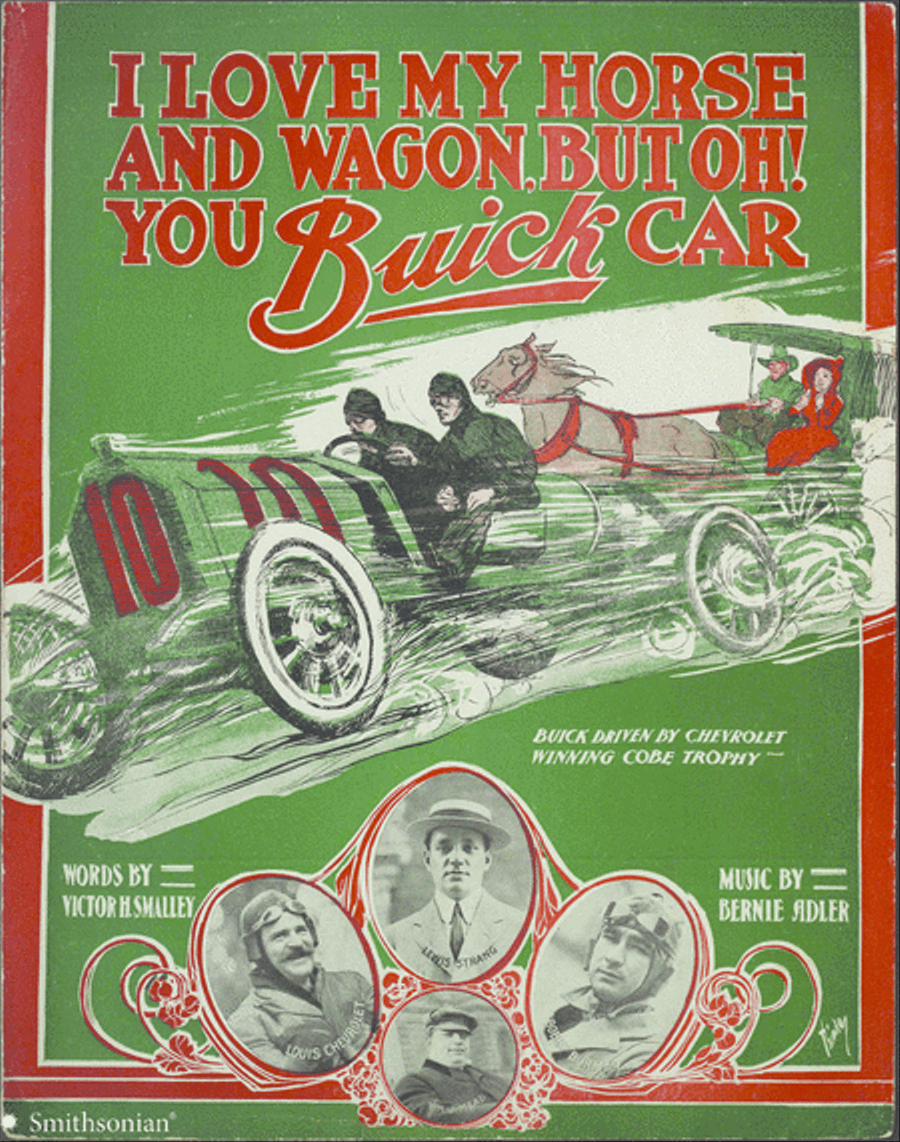 I Love My Horse and Wagon, But Oh! You Buick Car Piano, Vocal scores gallery preview page 1