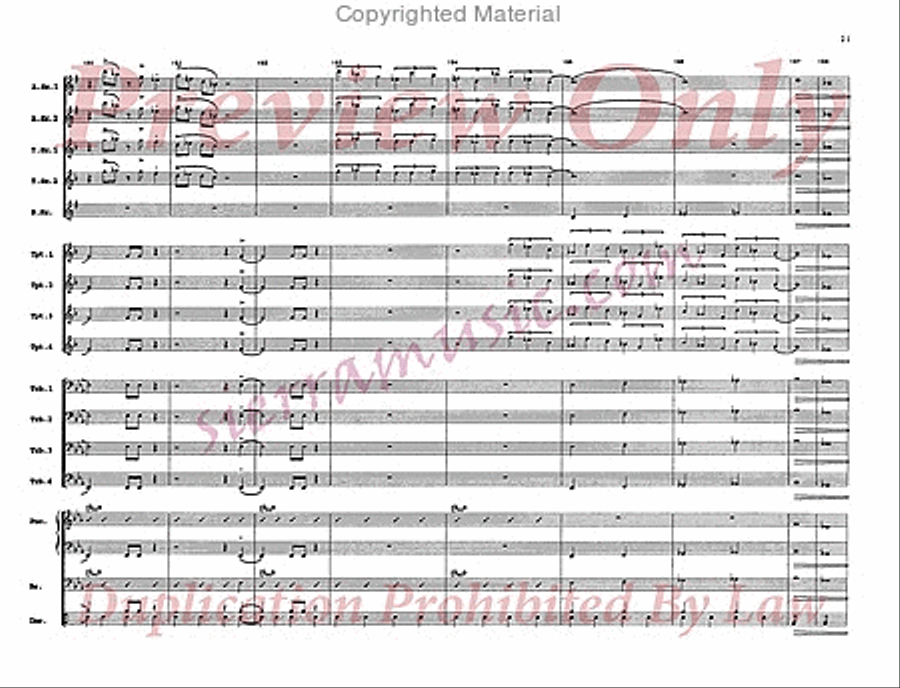 Dorian Blue Big Band scores gallery preview page 22