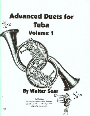 Book cover for Advanced Duets for Tuba, Volume 1