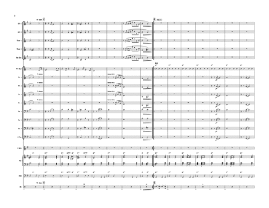 The Voyager Jazz Ensemble scores gallery preview page 2
